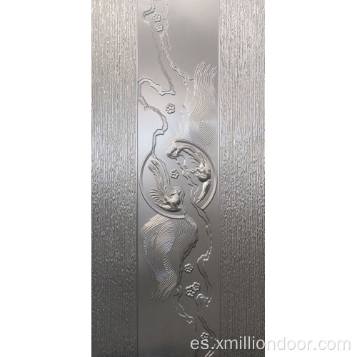 Panel de puerta de metal estampado de diseño elegante